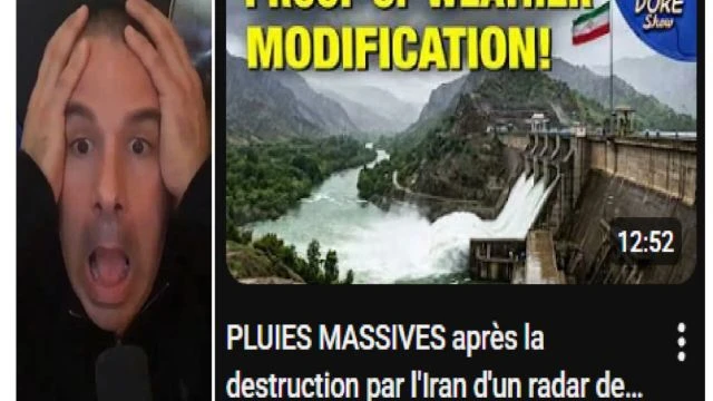 Pluies Massives en Iran apres destruction d'un radar de modification meteorologique sio-sataniste