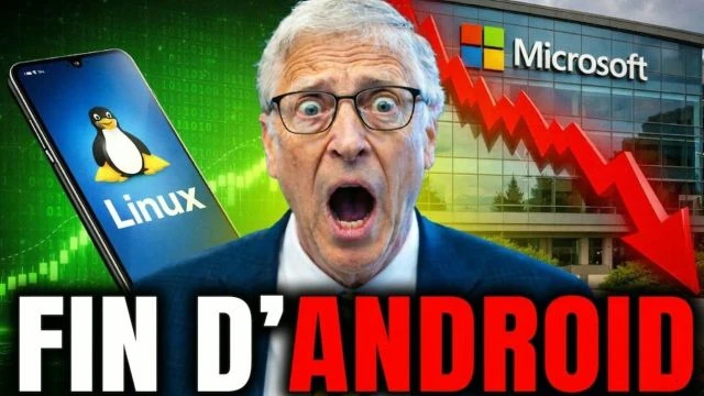 Bill Gates Terrifie Le Telephone Linux Aneantit Android et Windows en 2026 Il a tout perdu