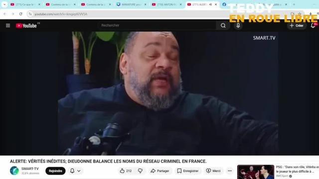Panique Sur Le Plateau Dieudonne Lache des noms de pedophiles - Teddy en roue libre