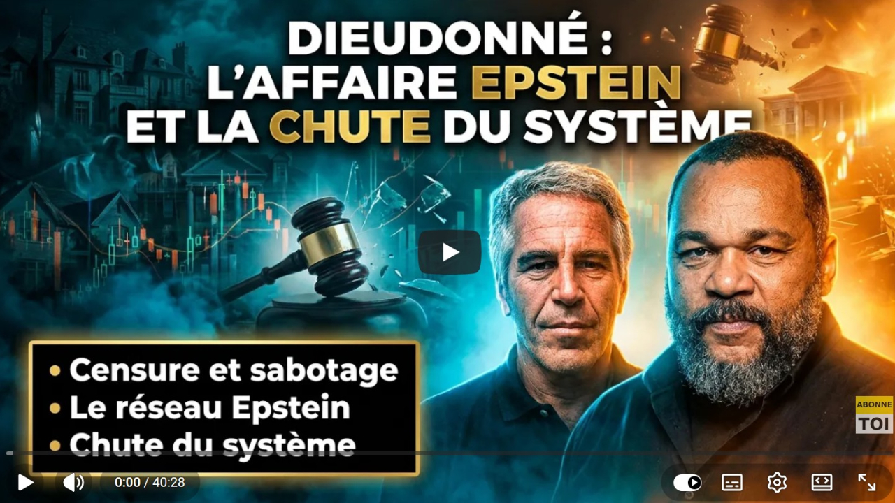 Ce que DIEUDONNÉ pense vraiment des PROTÉGÉS du réseau EPSTEIN