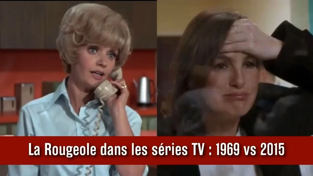La rougeole à la télévision