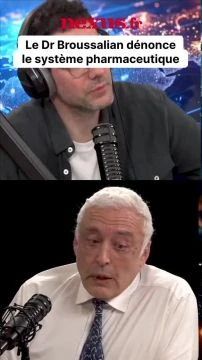 Le Dr Broussalian dénonce le système pharmaceutique