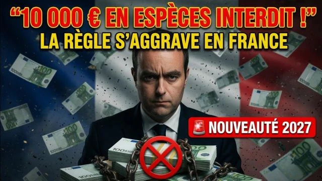 La regle des 10 000 Eu en especes en France vient de s'aggraver