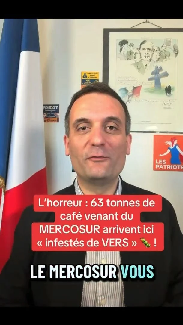 63 000 kilos de cafés importés du Brésil dans le cadre de l’accord UE-Mercosur INFESTÉS DE VERS