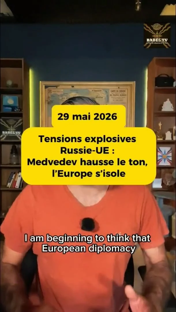Tensions explosives Russie-UE : Medvedev hausse le ton, l’Europe s’isole
