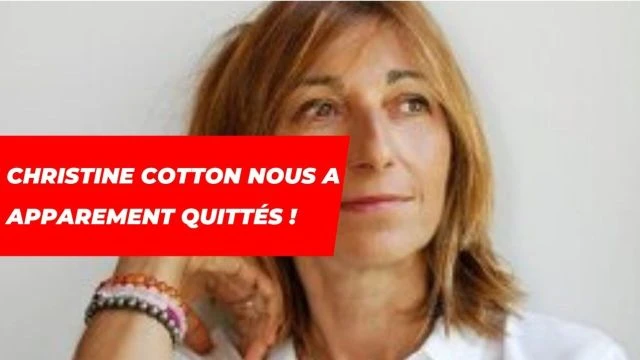 Christine Cotton nous a quittes - Message de Christophe Charret