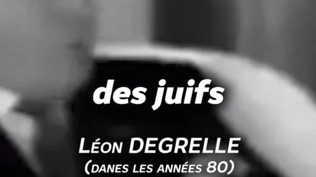 Rappel - Leon Degrelle sur le conflit israelo-palestinien dans les annees 80