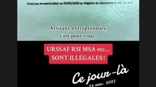Arnaques URSSAF MSA RSI etc illegal en France - Safac J