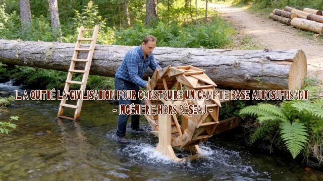 Il a construit un camp de base autosuffisant - Ingenierie hors reseau vostfr