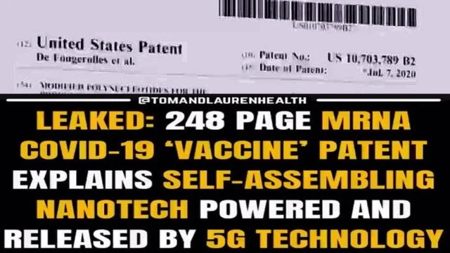 Brevet vaccin covid-19 expliquant la nanotechnologie auto-assemblee controlee par 5G - VO