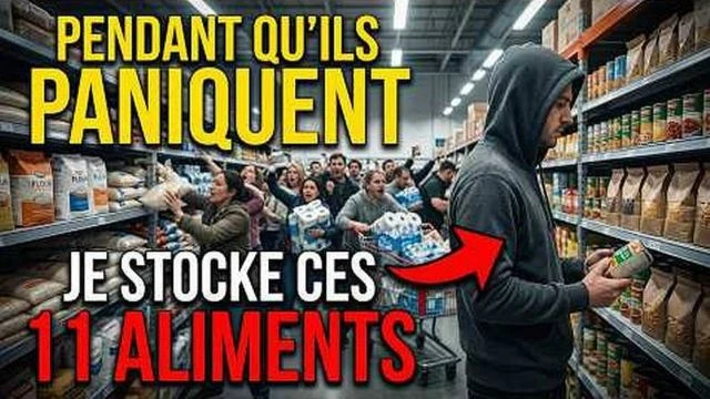 11 aliments que je stocke discretement pendant que tout le monde panique