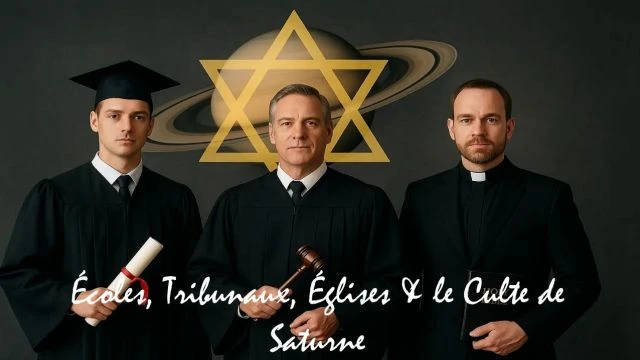 Ecoles Tribunaux Eglises & le Culte de Saturne - Eric Dubay - ITV