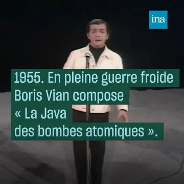 La Java des bombes atomiques de Boris Vian chantée par Serge Reggiani