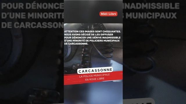 La police municipale en roue libre a Carcassonne