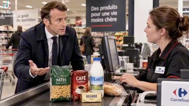 Macron Fait Ses Courses