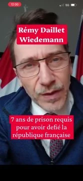 7 ans de prison pour Rémy Daillet