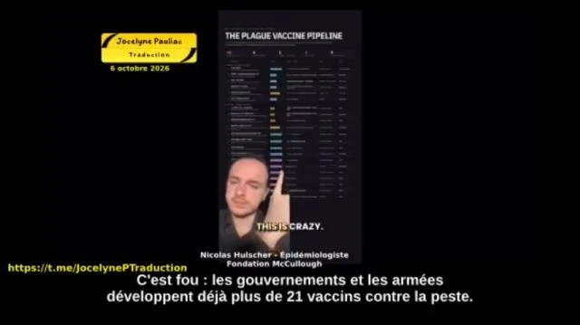 Les gouvernements et les armées développent déjà plus de 21 vaccins contre la peste