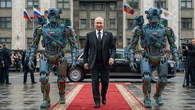Les Robots Militaires Russes Terrifient le President des Etats-Unis
