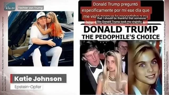 Scandale Epstein-Trump pedophilie de reseau