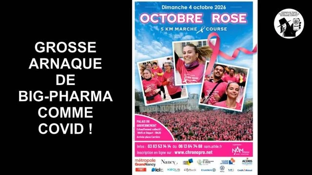Arnaque Octobre Rose denoncee par Gerard Delepine cancerologue - Jeremie Mercier