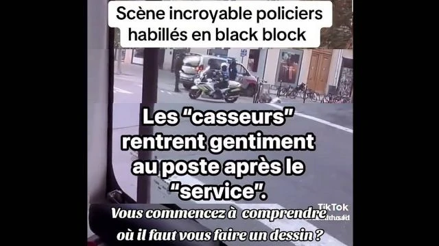 Casseurs - Ces Blackblocks sont des flics