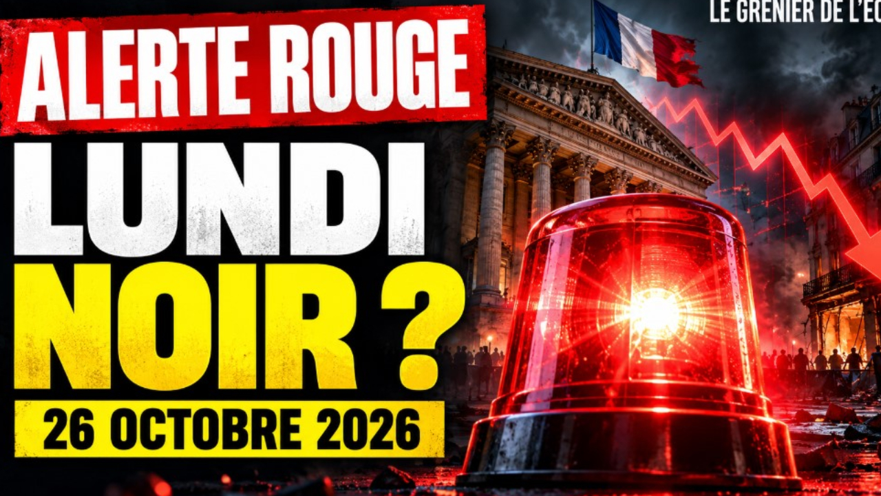 Alerte rouge crise financière à partir du 26 octobre