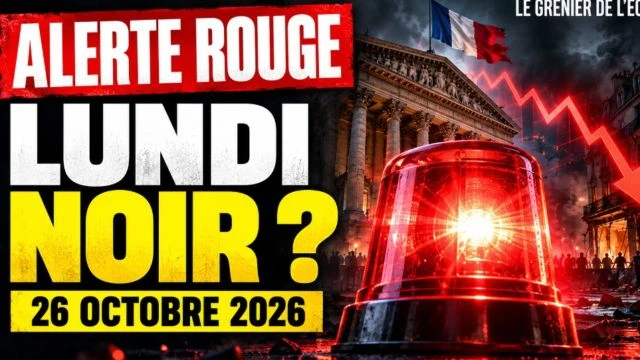Alerte rouge crise financière à partir du 26 octobre